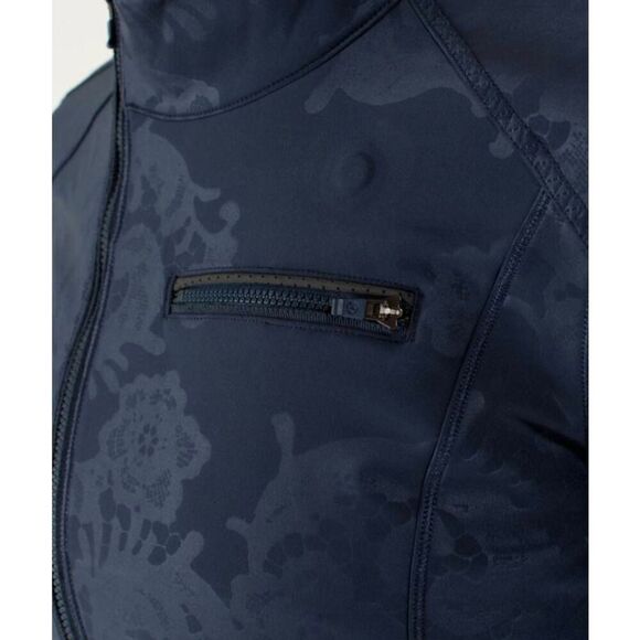 LULULEMON ATHLETICA Keep It Up Jacket In Laceoflage Embossed Inkwell/Inkwell Siz - Picture 6 of 10